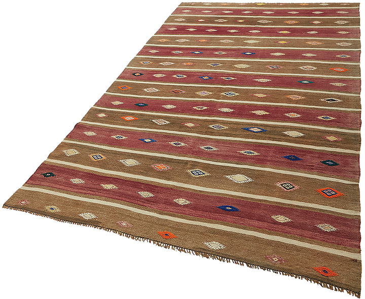 5x10 Multicolor Oriental Kilim Rug - 46005