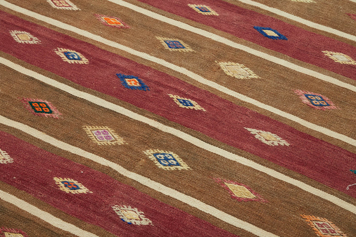 5x10 Multicolor Oriental Kilim Rug - 46005