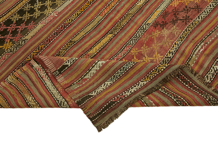 5x8 Multicolor Oriental Kilim Rug - 46007