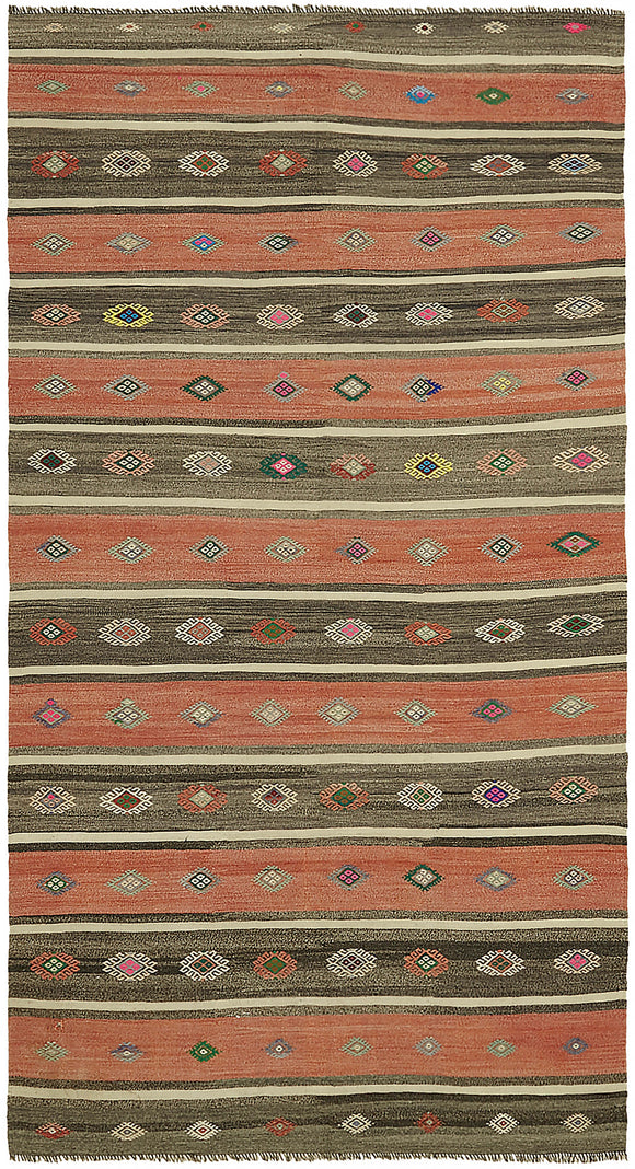 6x10 Multicolor Oriental Kilim Rug - 46009