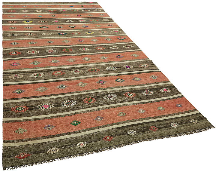 6x10 Multicolor Oriental Kilim Rug - 46009