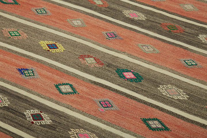 6x10 Multicolor Oriental Kilim Rug - 46009