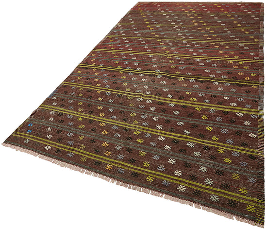 6x10 Multicolor Oriental Kilim Rug - 46010