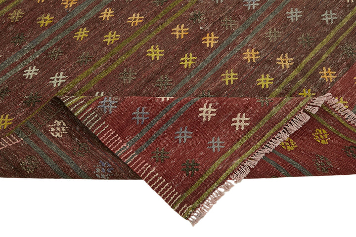 6x10 Multicolor Oriental Kilim Rug - 46010