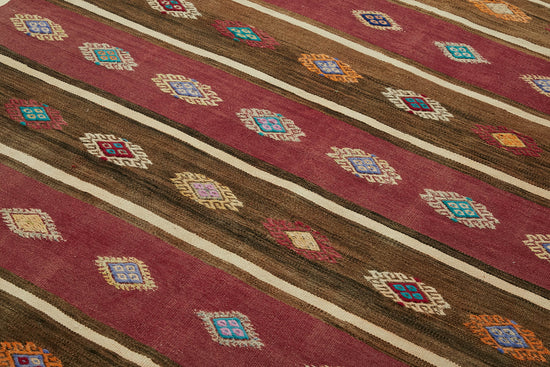 5x10 Multicolor Oriental Kilim Rug - 46014