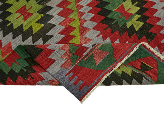 6x11 Multicolor Oriental Kilim Rug - 46015