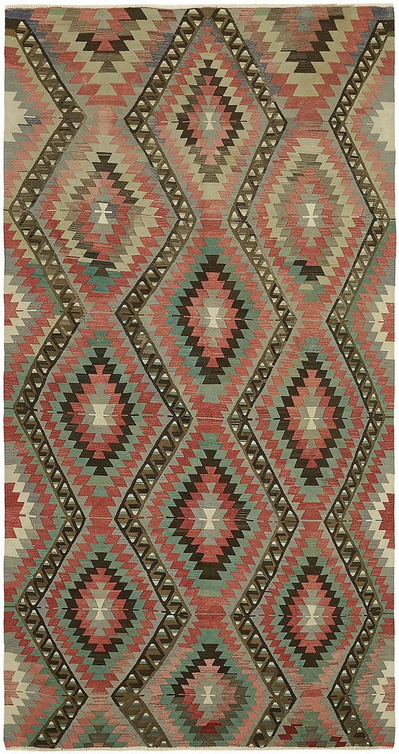 6x12 Multicolor Oriental Kilim Rug - 46016