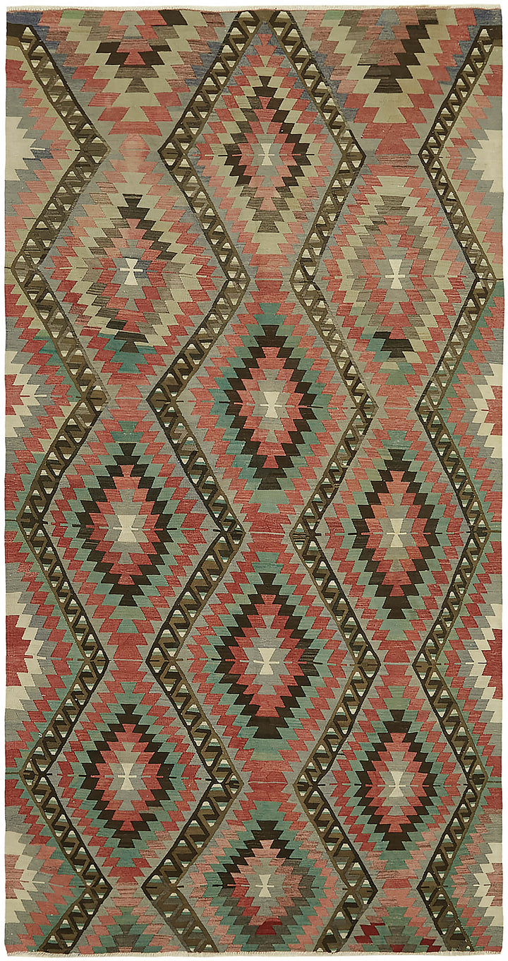 6x12 Multicolor Oriental Kilim Rug - 46016