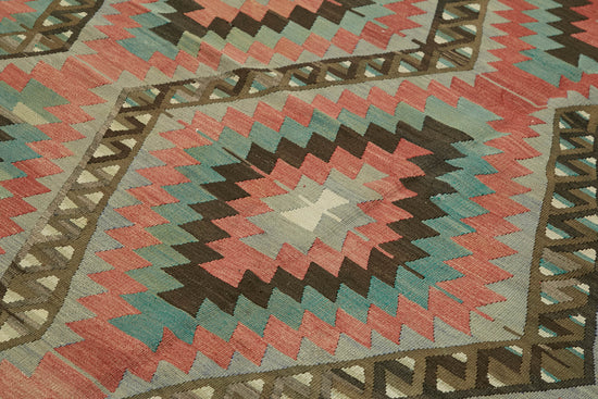 6x12 Multicolor Oriental Kilim Rug - 46016