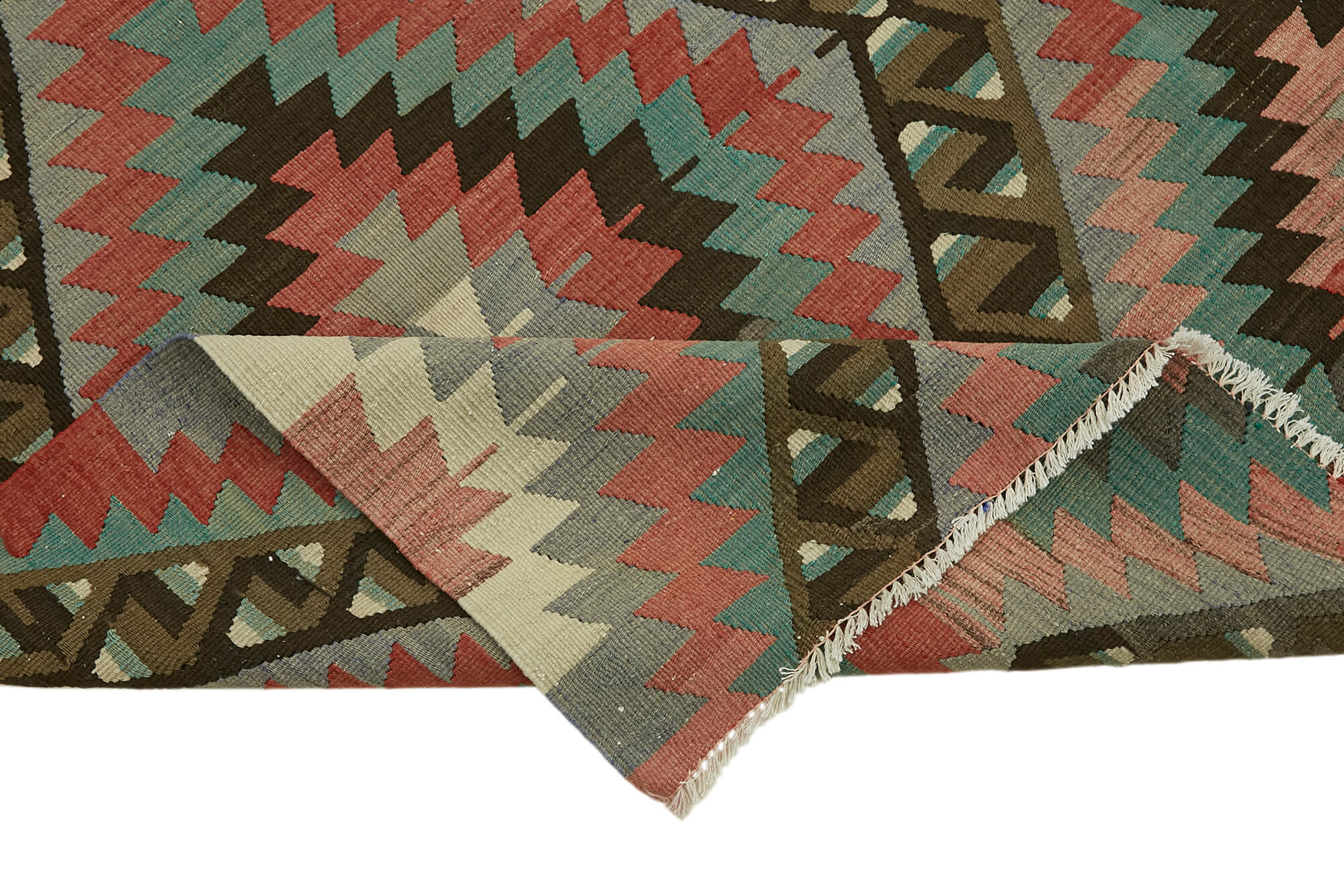 6x12 Multicolor Oriental Kilim Rug - 46016