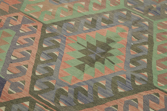 5x11 Multicolor Oriental Kilim Rug - 46017