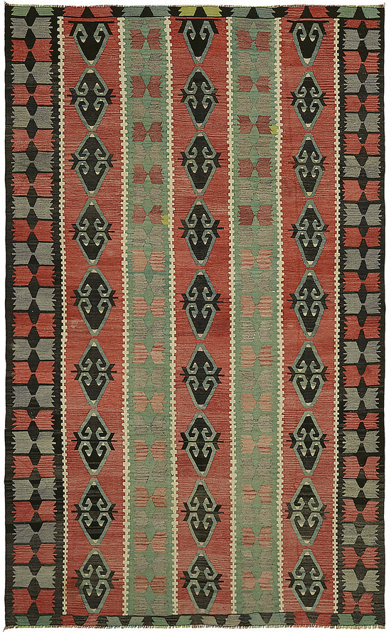 6x10 Multicolor Oriental Kilim Rug - 46025