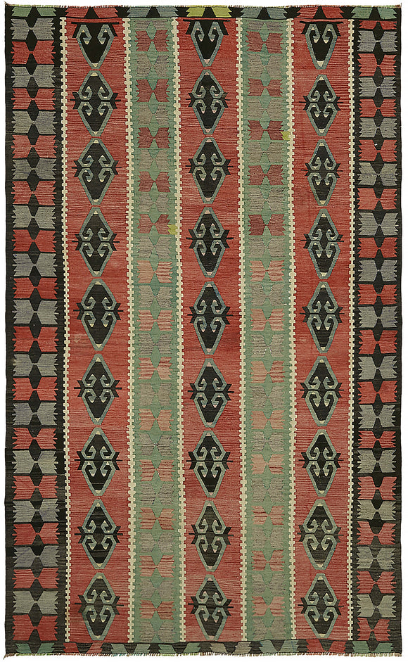 6x10 Multicolor Oriental Kilim Rug - 46025