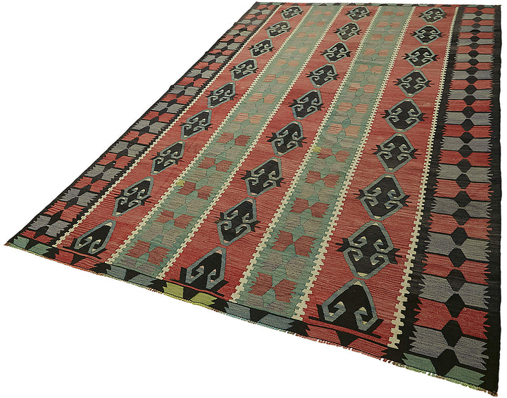 6x10 Multicolor Oriental Kilim Rug - 46025