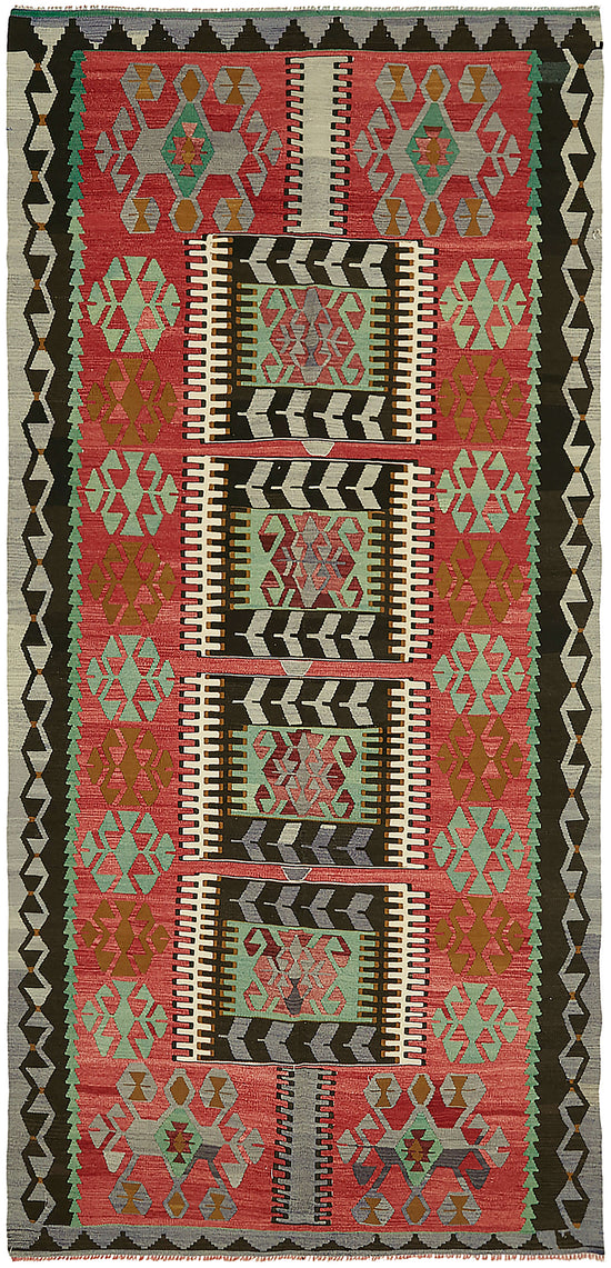 6x12 Multicolor Oriental Kilim Rug - 46030