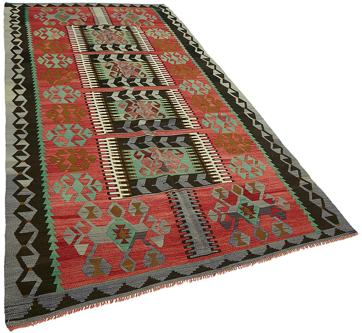 6x12 Multicolor Oriental Kilim Rug - 46030