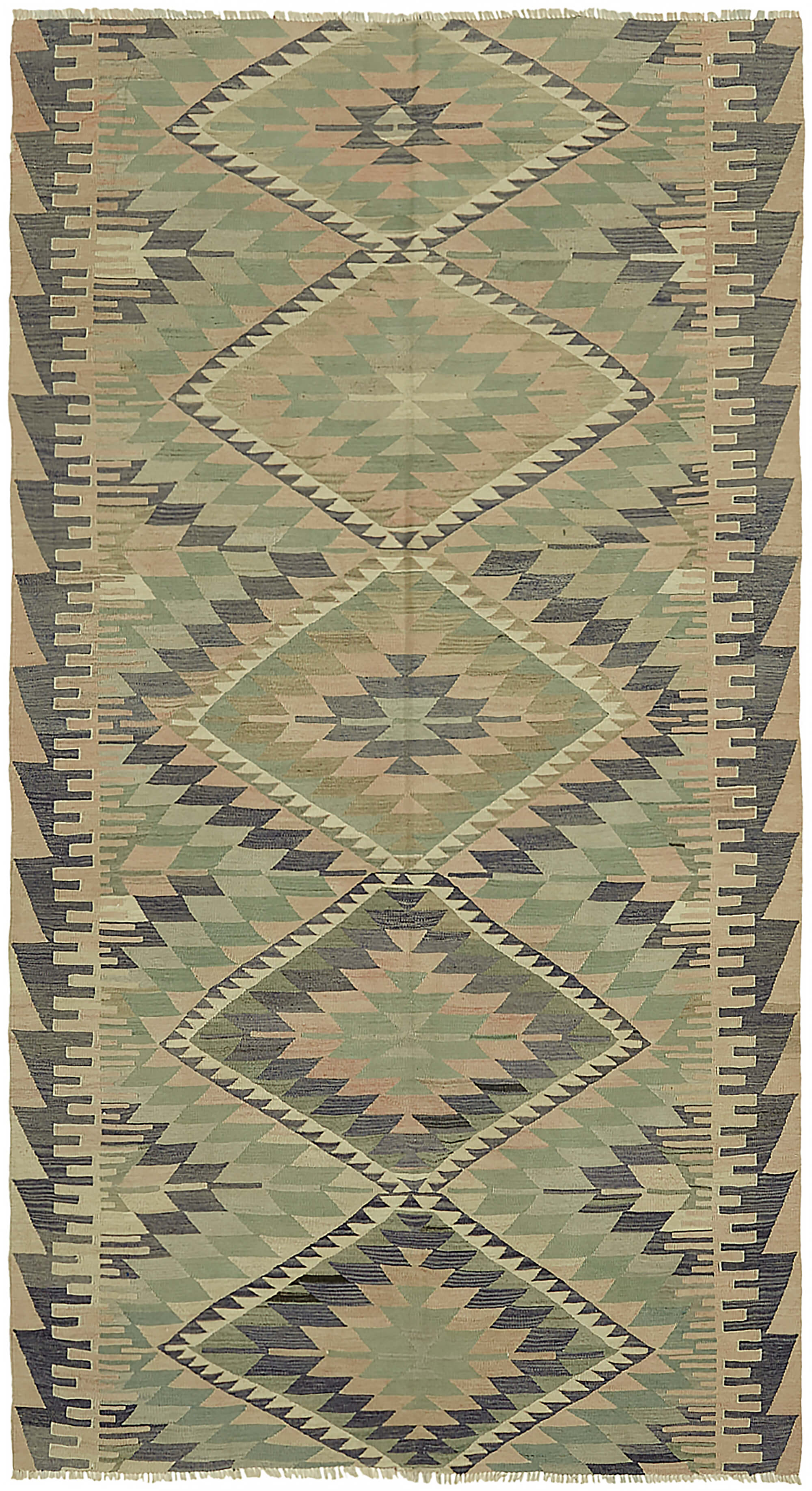 5x10 Multicolor Oriental Kilim Rug - 46031