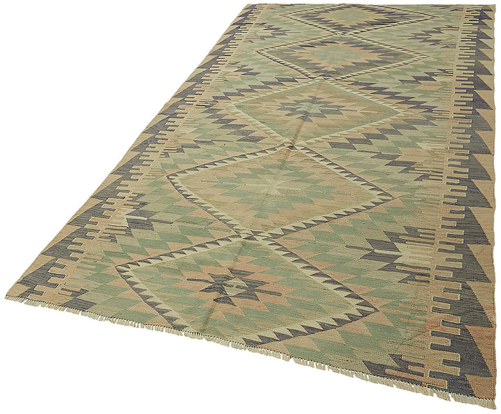 5x10 Multicolor Oriental Kilim Rug - 46031