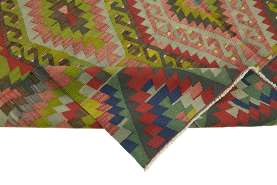 7x9 Multicolor Oriental Kilim Rug - 46032