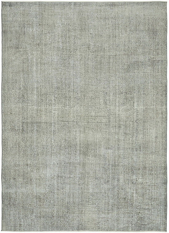 9x12 Grey Overdyed Large Area Rug - 46037
