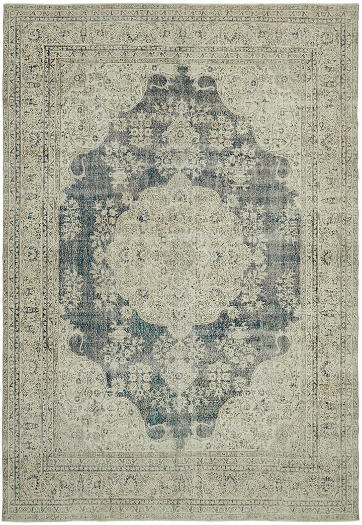 10x14 Beige Vintage Large Area Rug - 46041