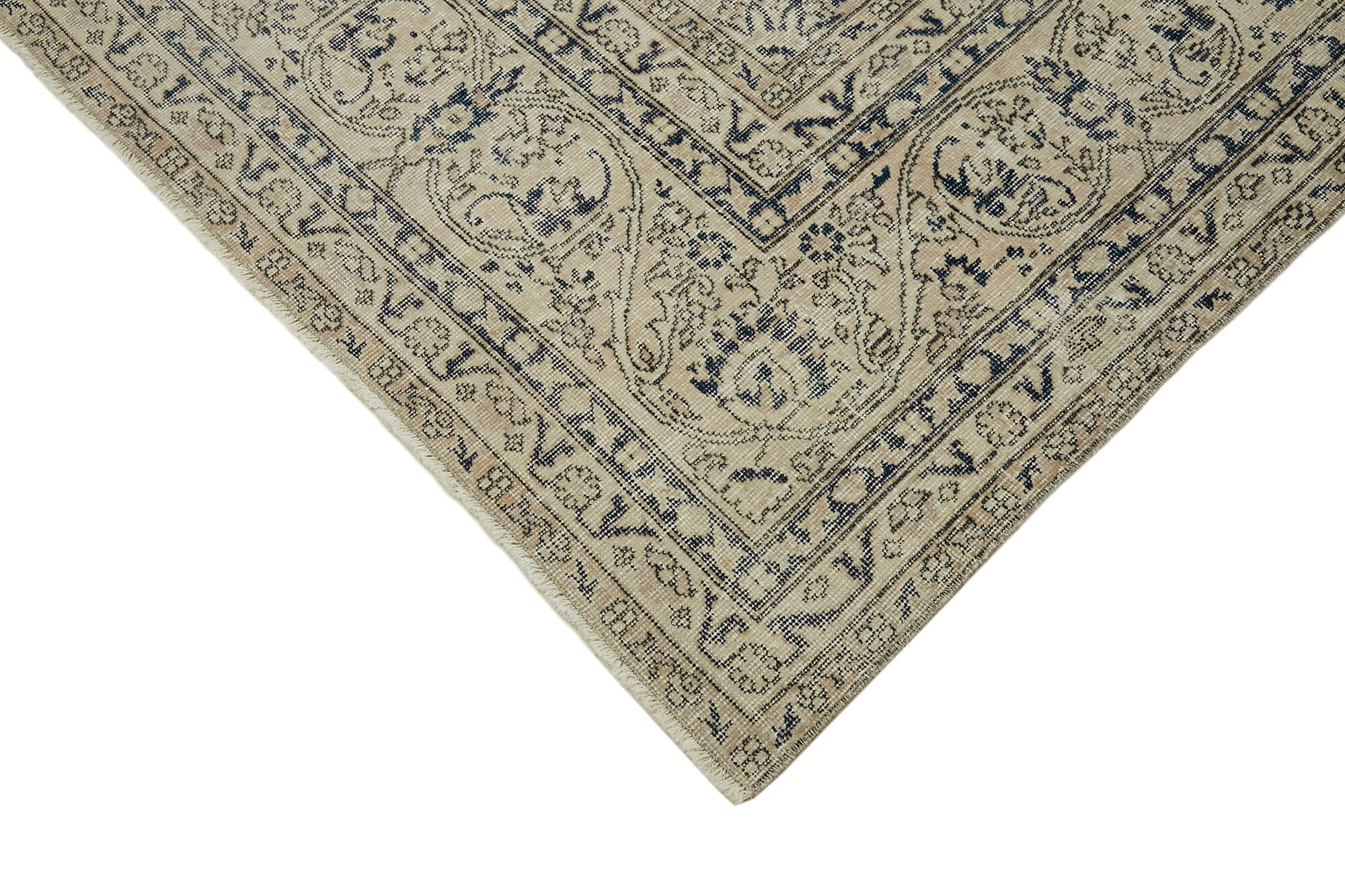 10x14 Beige Vintage Large Area Rug - 46041