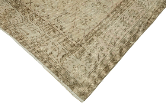 6x10 Beige Turkish Vintage Area Rug - 46070