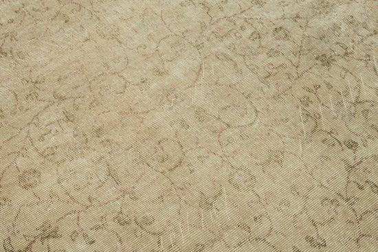 6x10 Beige Turkish Vintage Area Rug - 46070