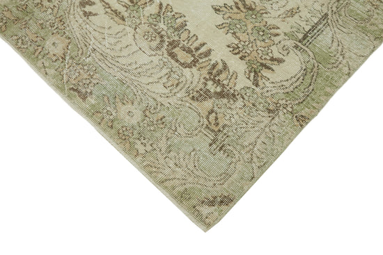 6x10 Beige Turkish Vintage Area Rug - 46073