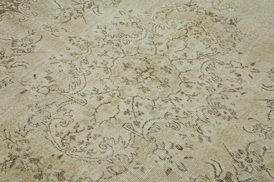 6x10 Beige Turkish Vintage Area Rug - 46086