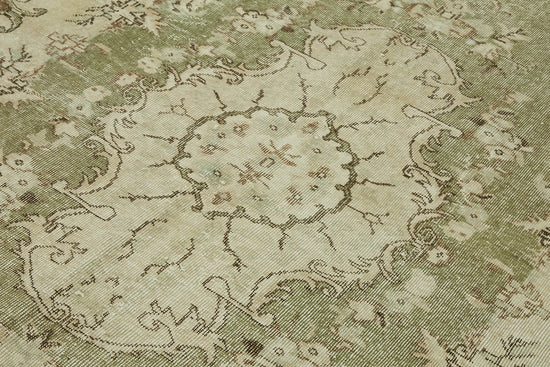 6x10 Beige Turkish Vintage Area Rug - 46090