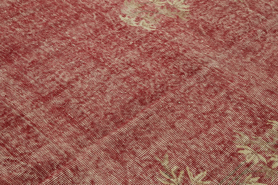 7x10 Beige Turkish Vintage Area Rug - 46128