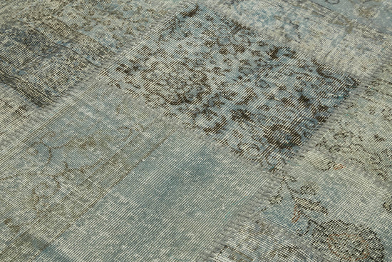 8x8 Blue Round Patchwork Rug - 46137