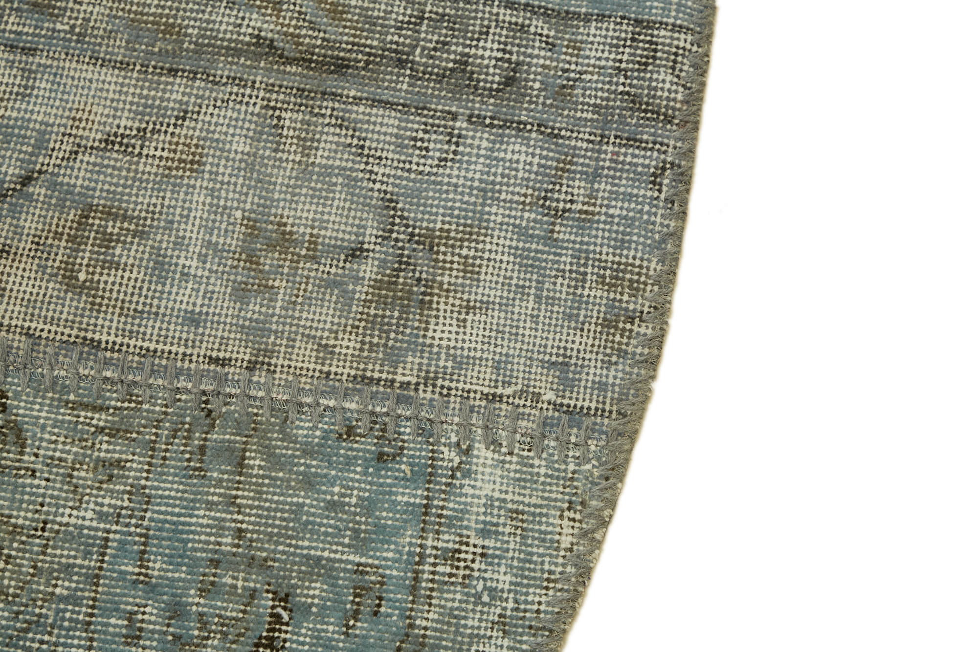 8x8 Blue Round Patchwork Rug - 46137