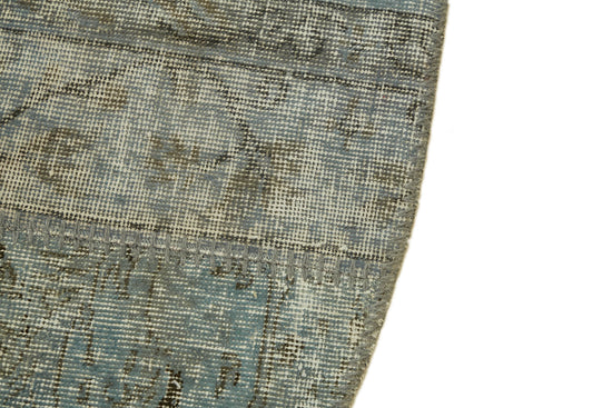 8x8 Blue Round Patchwork Rug - 46137