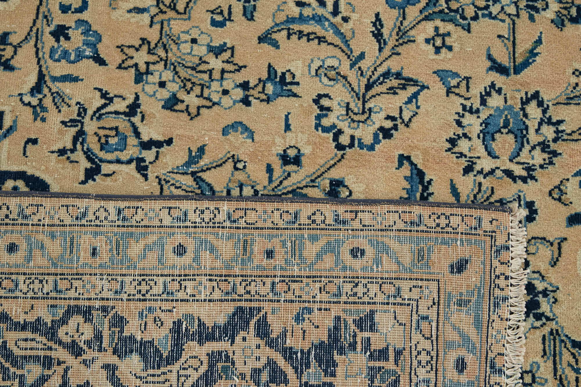 8x11 Beige Vintage Large Area Rug - 46145