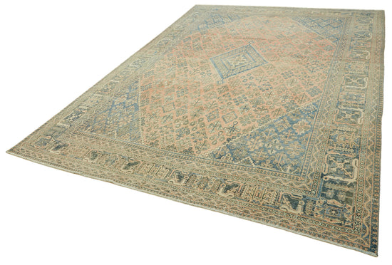 9x12 Beige Vintage Large Area Rug - 46147