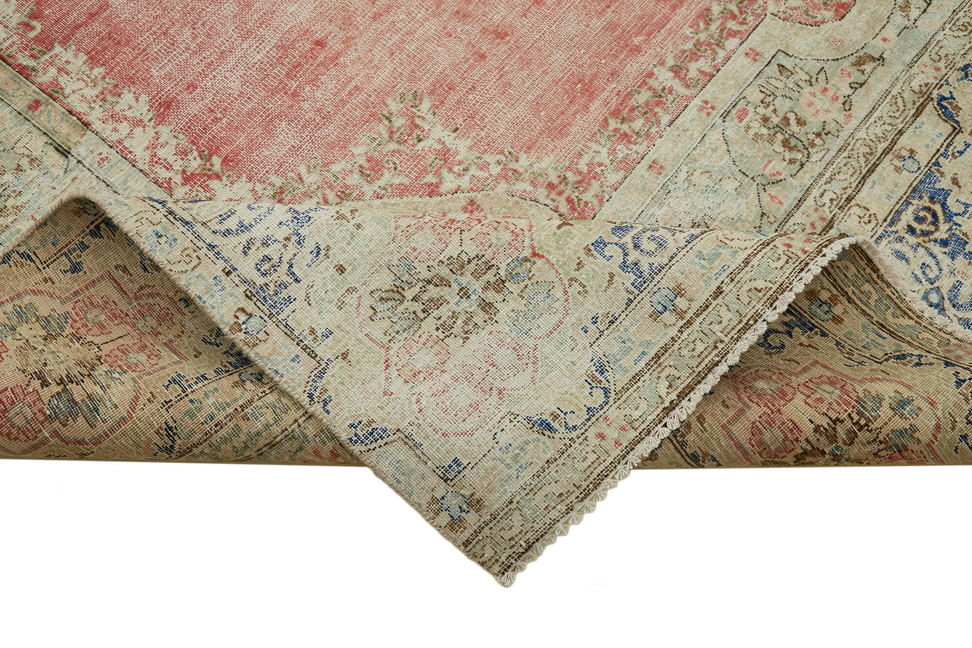 9x13 Beige Vintage Large Area Rug - 46156