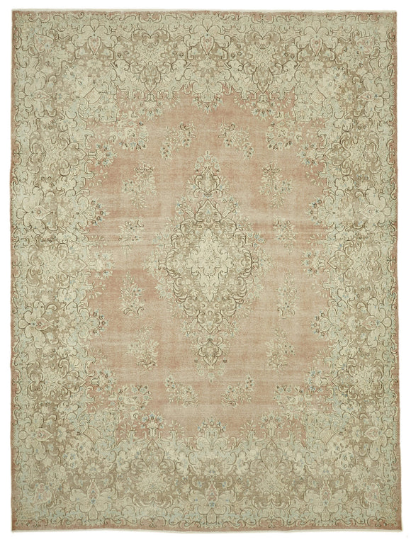 9x13 Beige Vintage Large Area Rug - 46161