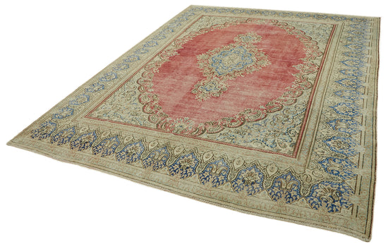 9x12 Beige Vintage Large Area Rug - 46163