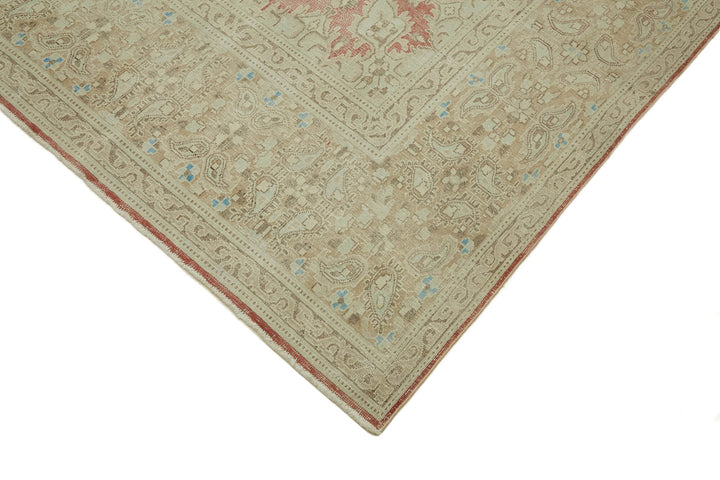10x13 Beige Vintage Large Area Rug - 46165