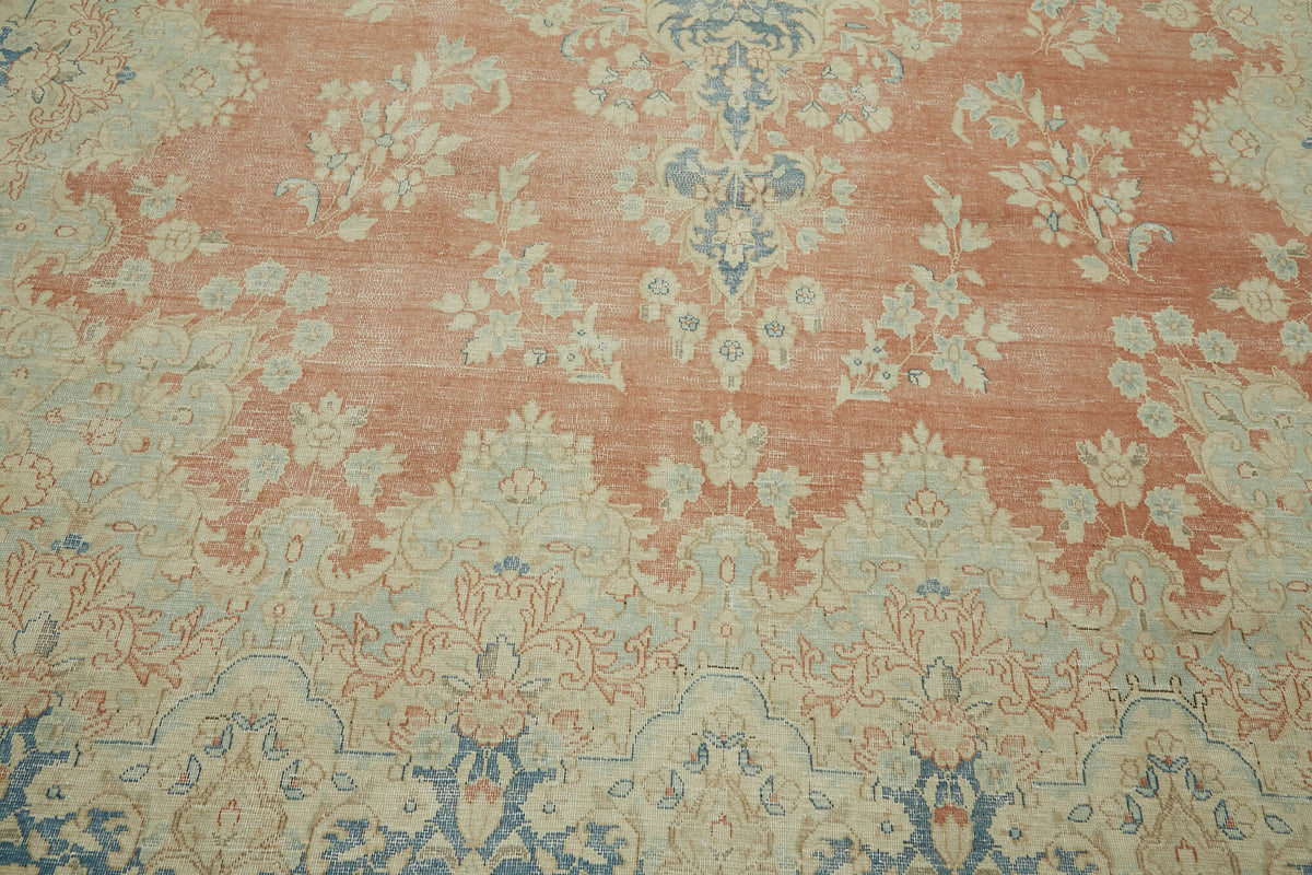 10x13 Beige Vintage Large Area Rug - 46166