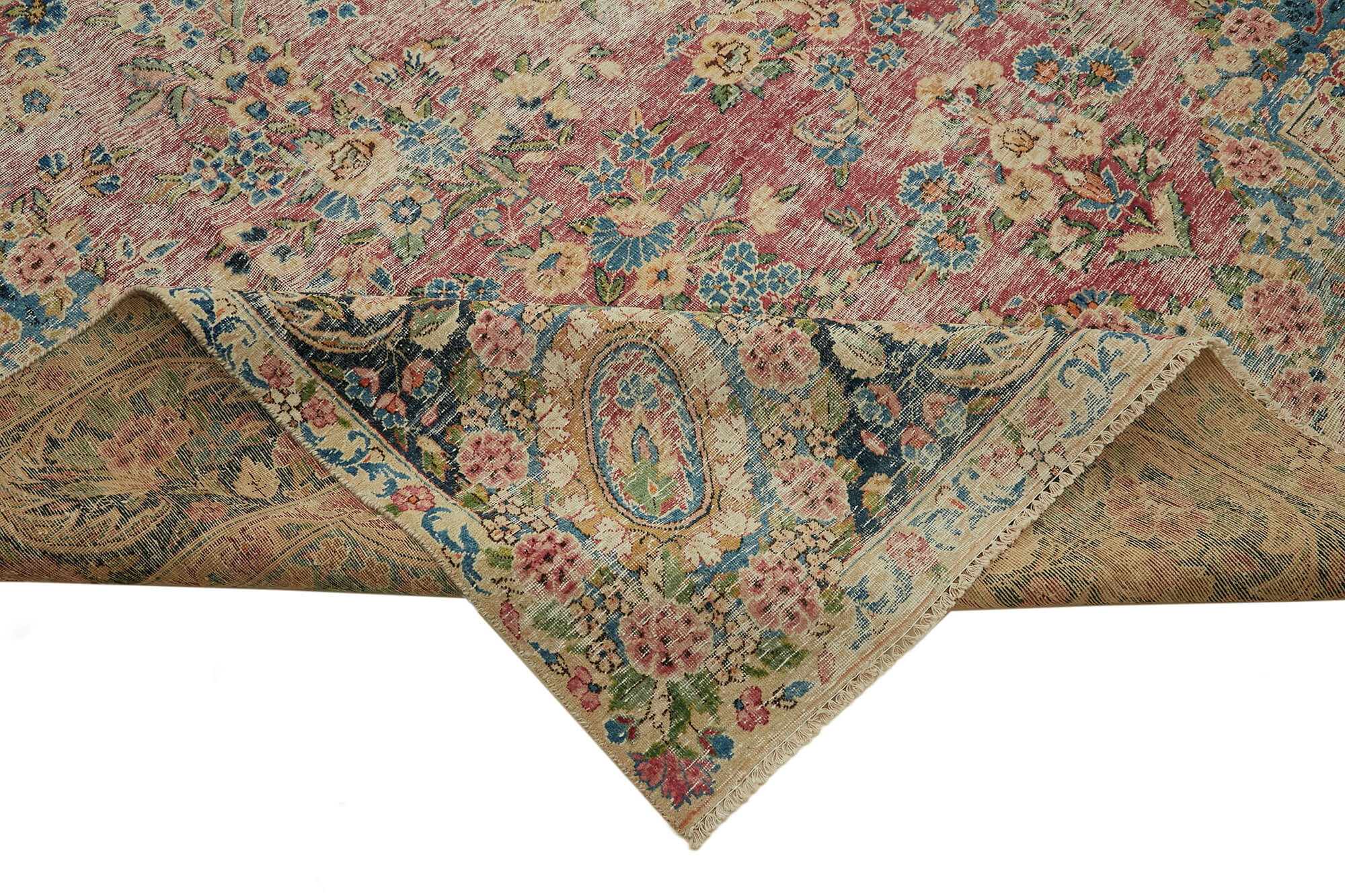 10x13 Beige Vintage Large Area Rug - 46168