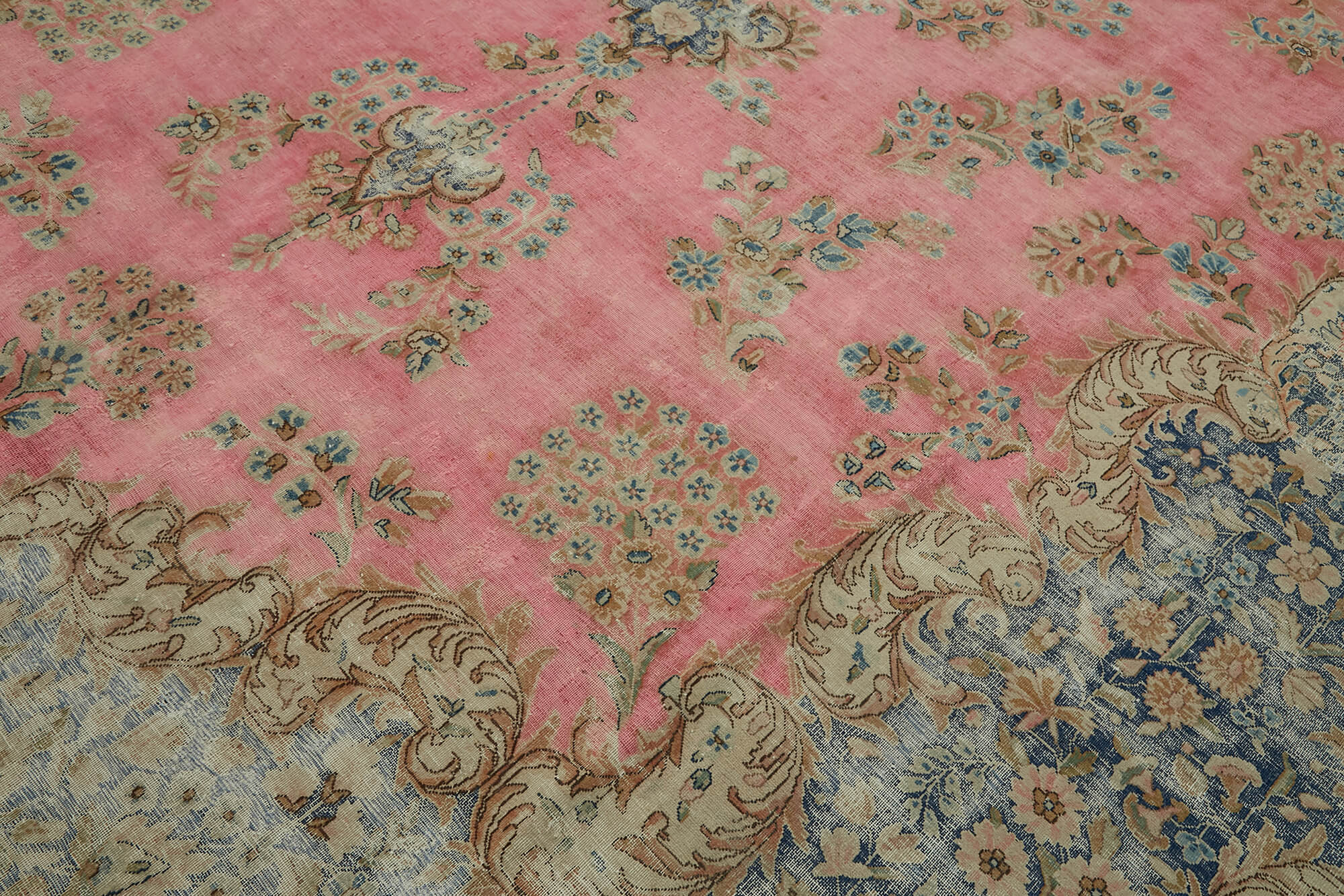 10x16 Beige Vintage Large Area Rug - 46169