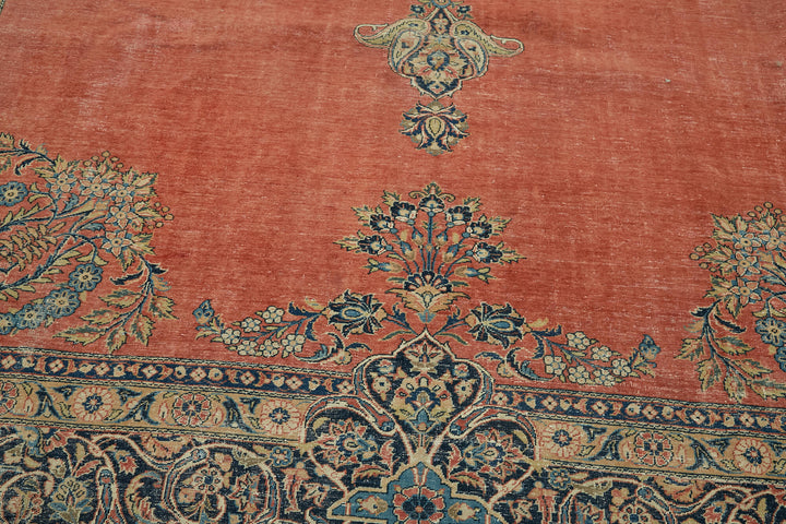 9x12 Beige Vintage Large Area Rug - 46170