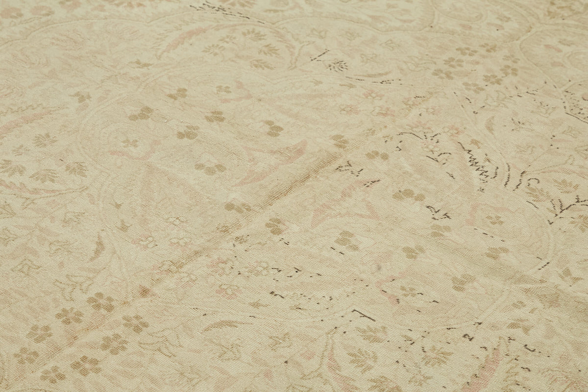 8x13 Beige Vintage Large Area Rug - 46171