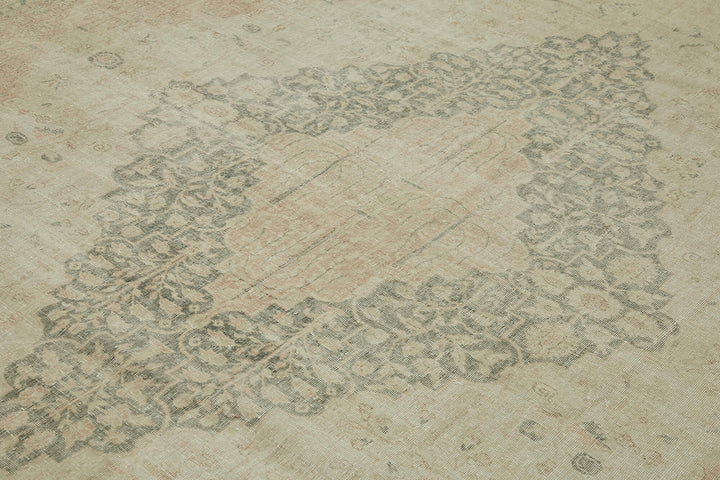 10x13 Beige Vintage Large Area Rug - 46174