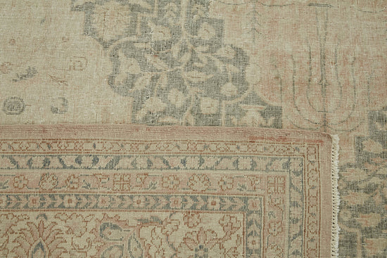 10x13 Beige Vintage Large Area Rug - 46174