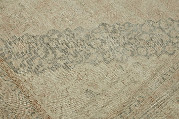 10x13 Beige Vintage Large Area Rug - 46174