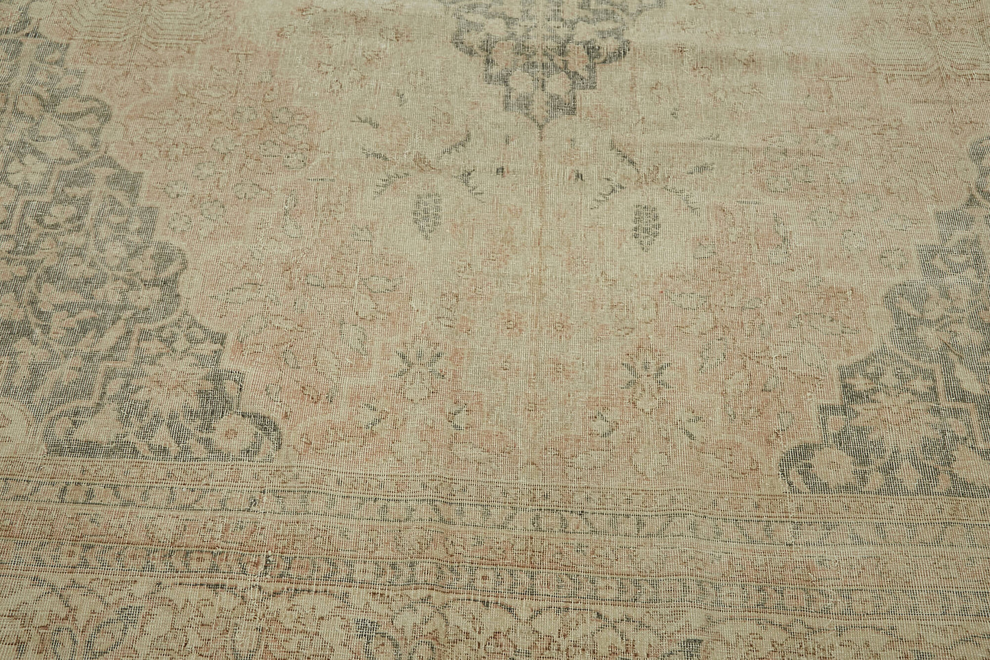 10x13 Beige Vintage Large Area Rug - 46174